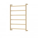 Kaya Heated Towel Rail, 600 x 800mm, Urban Brass